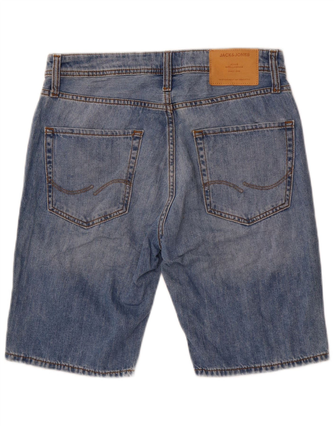 Ανδρικό Jack & Jones κανονικό τζιν σορτς μικρό W29 μπλε βαμβακερό