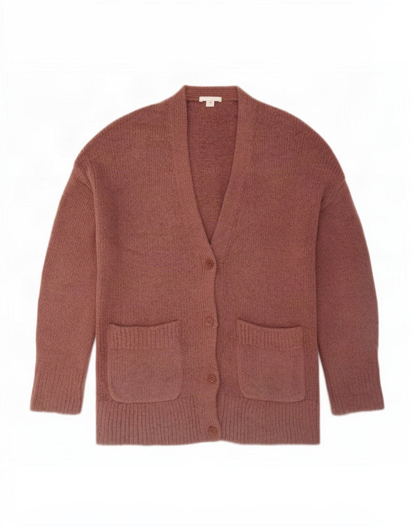 Cos Γυναικείο πουλόβερ με ζακέτα UK 10 Small Pink Wool