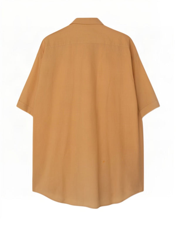 Ανδρικό κοντομάνικο πουκάμισο Ingram 40 15 3/4 Medium Yellow Ramie