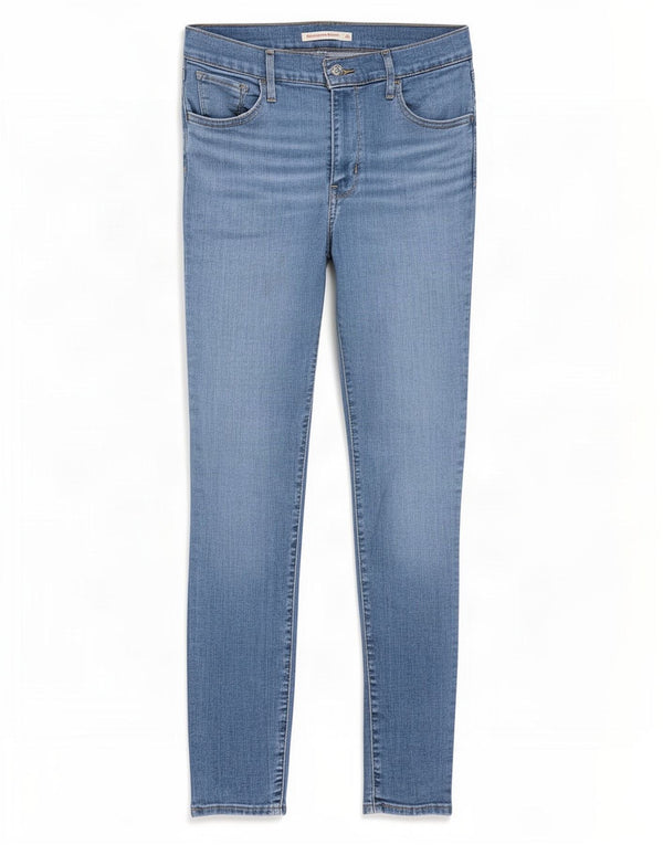 Γυναικείο Skinny Jeans Levi's W29 L30 Blue Cotton