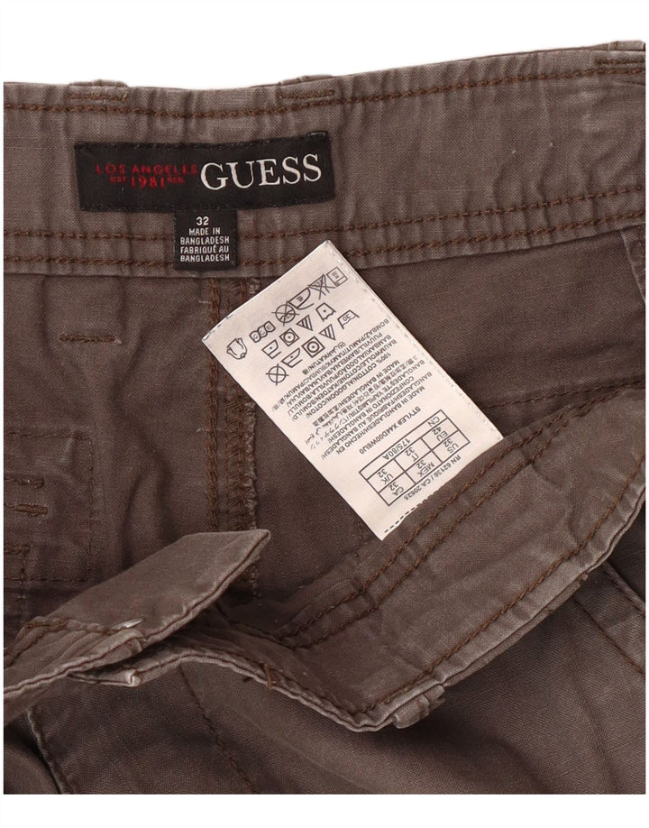 Ανδρικό σορτς Cargo Guess W32, Βαμβακερό μεσαίο γκρι
