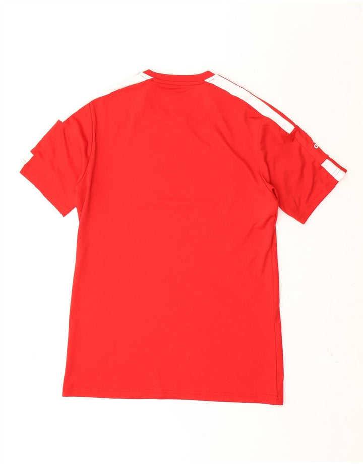 Adidas Ανδρικό T-Shirt Aeroready Top Small Red Colourblock