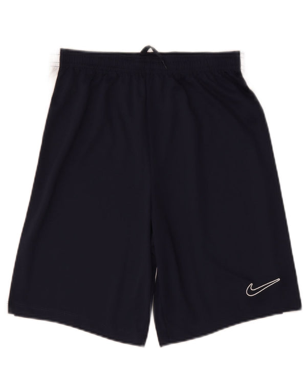 Αθλητικά σορτς Nike Boys Dri Fit 13-14 ετών XL Navy Blue Colorblock Sports