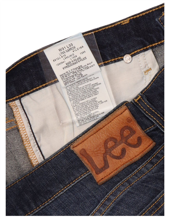 LEE Womens Lynn Narrow Slim Jeans W31 L29 Blue Cotton