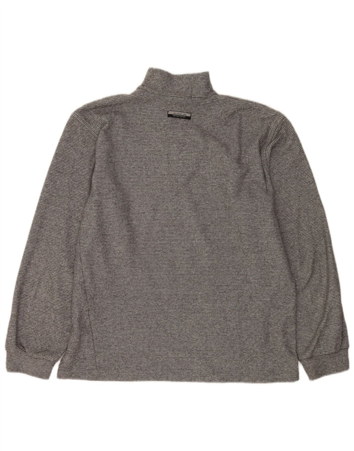 Ανδρικό φούτερ με φερμουάρ Odlo Jumper XL Grey Pinstripe