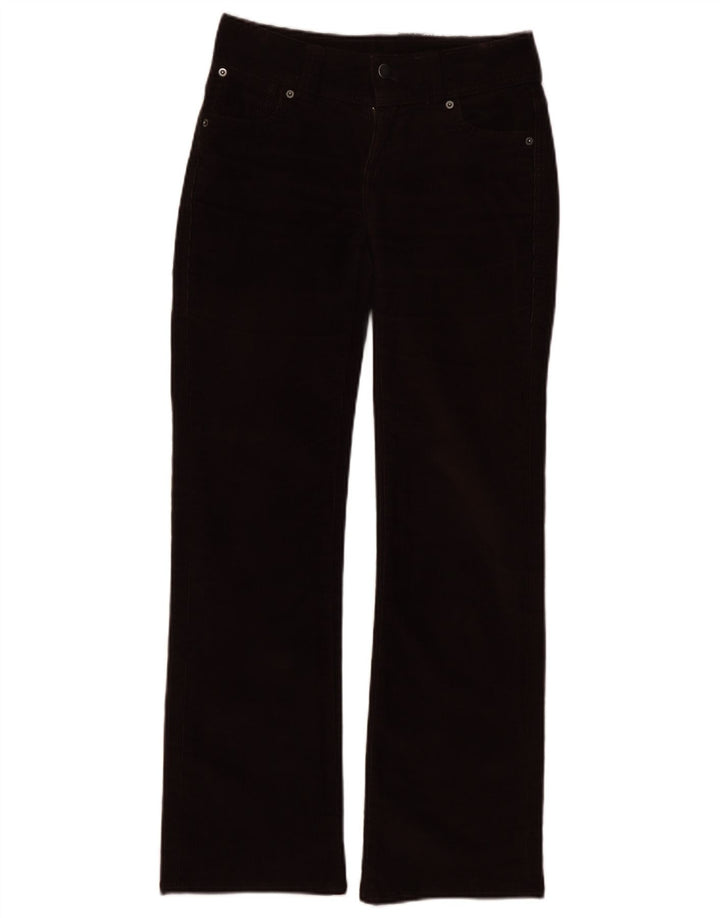 Φάση οκτώ γυναικείο μποτάκι κοτλέ παντελόνι UK 8 Small W30 L30 καφέ