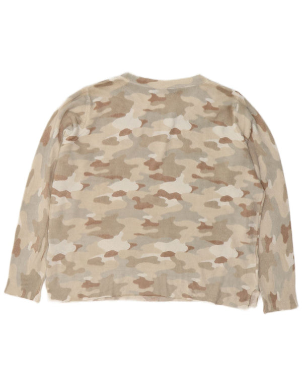 Marks & Spencer Γυναικείο πουλόβερ με λαιμόκαυστο UK 18 XL γκρι παραλλαγή