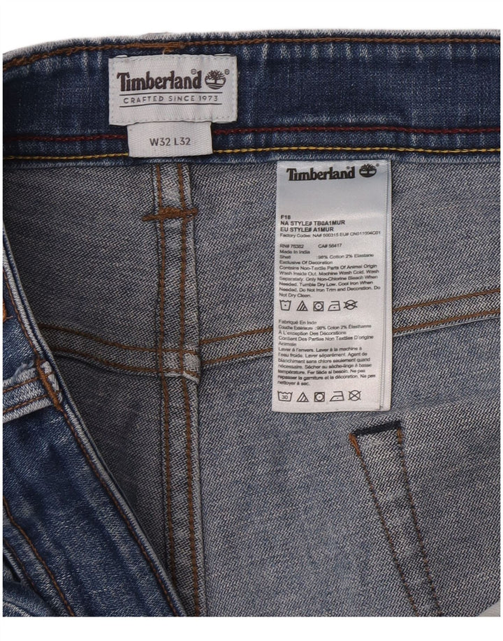Timberland Ανδρικό τζιν Clark Straight W32 L32 Μπλε βαμβακερό