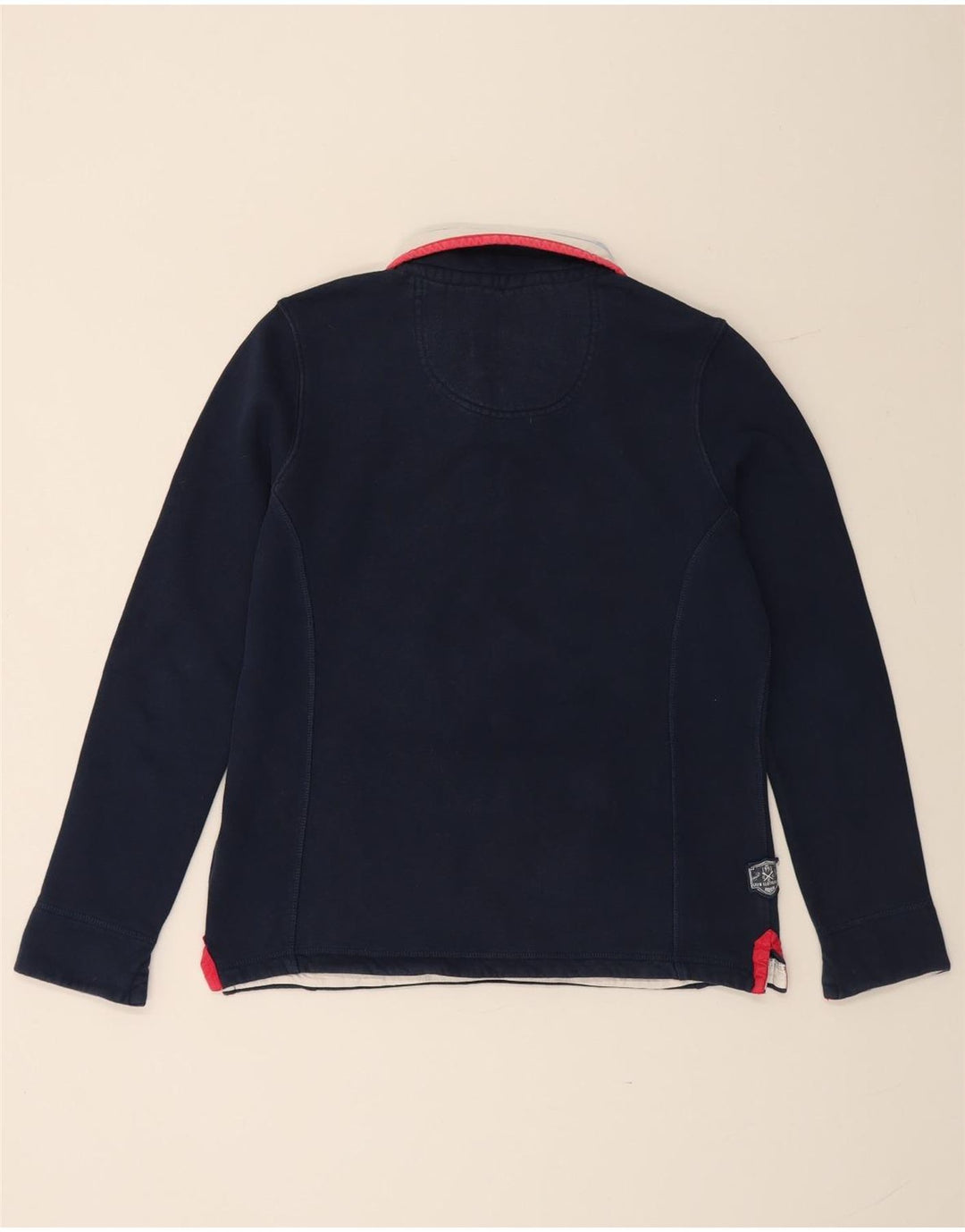 CREW CLOTHING Γυναικεία φούτερ με φερμουάρ Jumper UK 14 Large Navy Blue