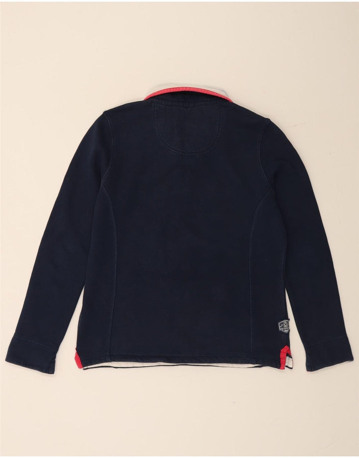 CREW CLOTHING Γυναικεία φούτερ με φερμουάρ Jumper UK 14 Large Navy Blue