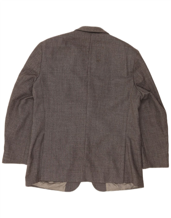 Marks & Spencer Ανδρικό μπουφάν σακάκι με 2 κουμπιά UK 44 XL Γκρι νέο μαλλί