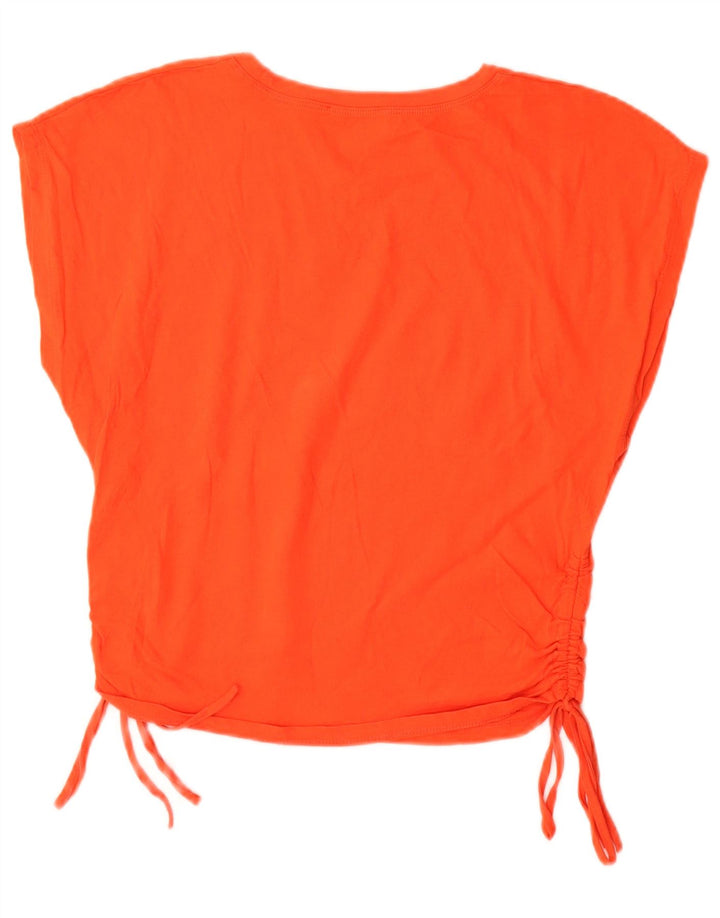 Zara Γυναικείο T-Shirt Top UK 10 Small Orange