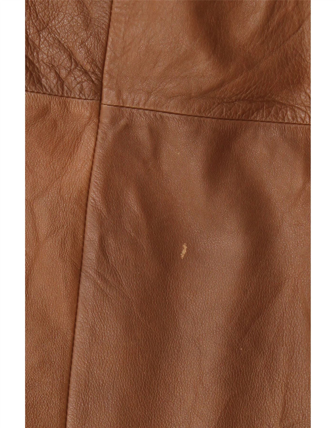 Vintage Γυναικεία Δερμάτινη Φούστα W34 Μεγάλο Καφέ