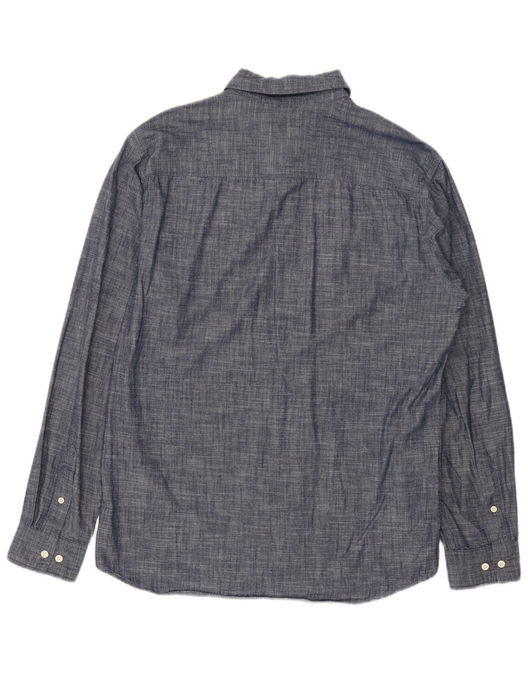 JACK & JONES Ανδρικό πουκάμισο με κορδόνι μεγάλο μπλε ναυτικό βαμβακερό
