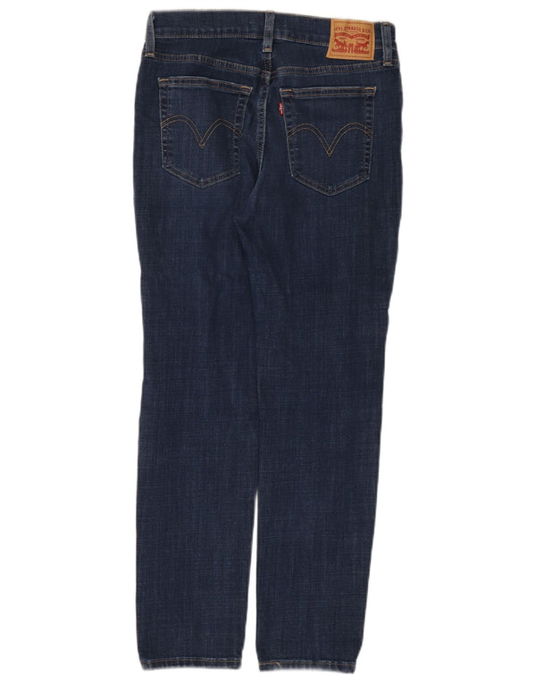 Levi's Womens Boyfriend Distressed Slim Jeans W27 L27 Navy Blue Cotton