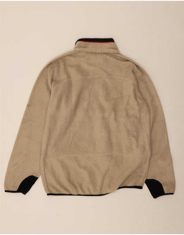 Fila Ανδρικό Fleece Jacket UK 40 Large Beige Colourblock Polyester