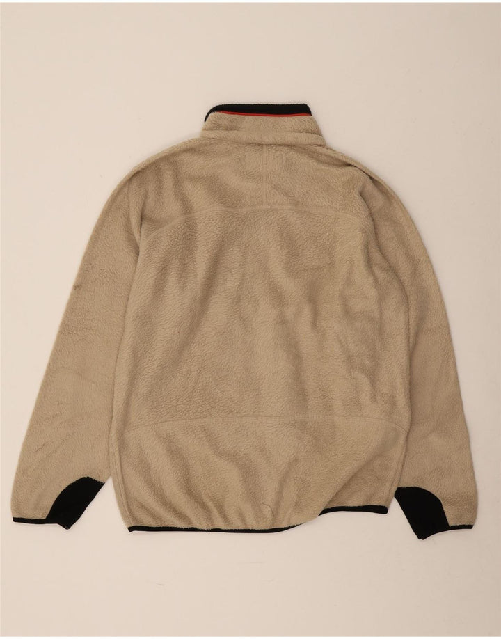 Fila Ανδρικό Fleece Jacket UK 40 Large Beige Colourblock Polyester