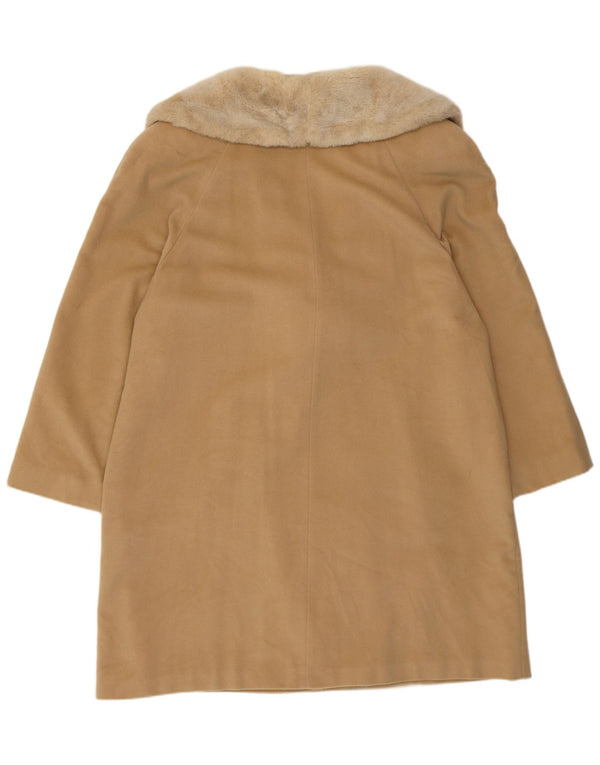 Marks & Spencer Γυναικείο παλτό St. Michael με διπλό στήθος UK 16 Large Beige