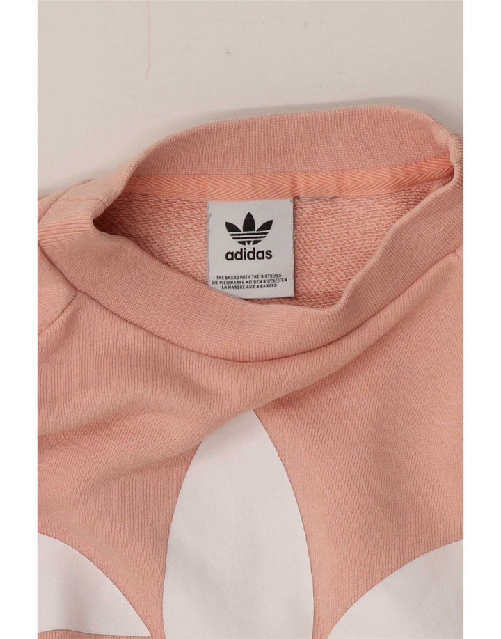 Γυναικείο Φούτερ Adidas Graphic Jumper UK 14 Medium Pink