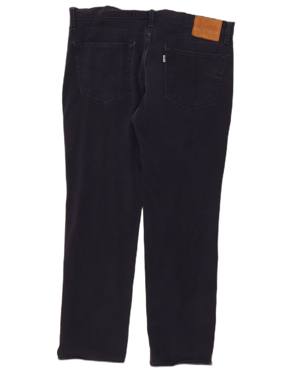 Levi's Mens 511 Slim Jeans W36 L29 Navy Blue Cotton
