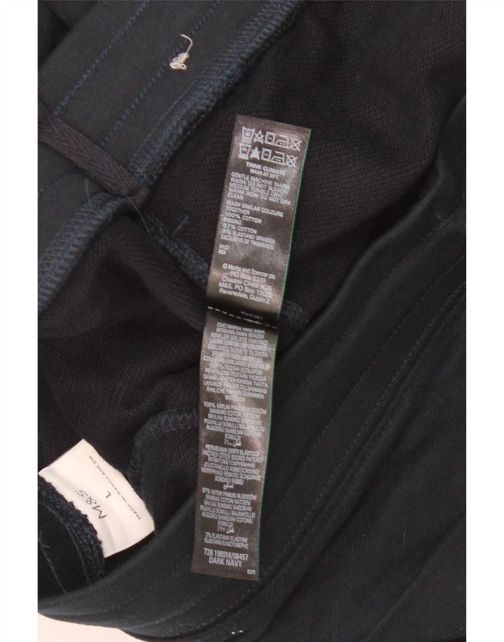 Ανδρικό αθλητικό σορτς Marks & Spencer, Βαμβακερό σε μπλε ναυτικό