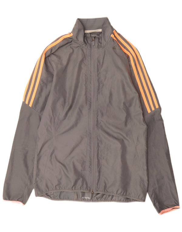 Γυναικεία φόρμα ADIDAS Clima Proof Top Jacket UK 8/10 Small Grey