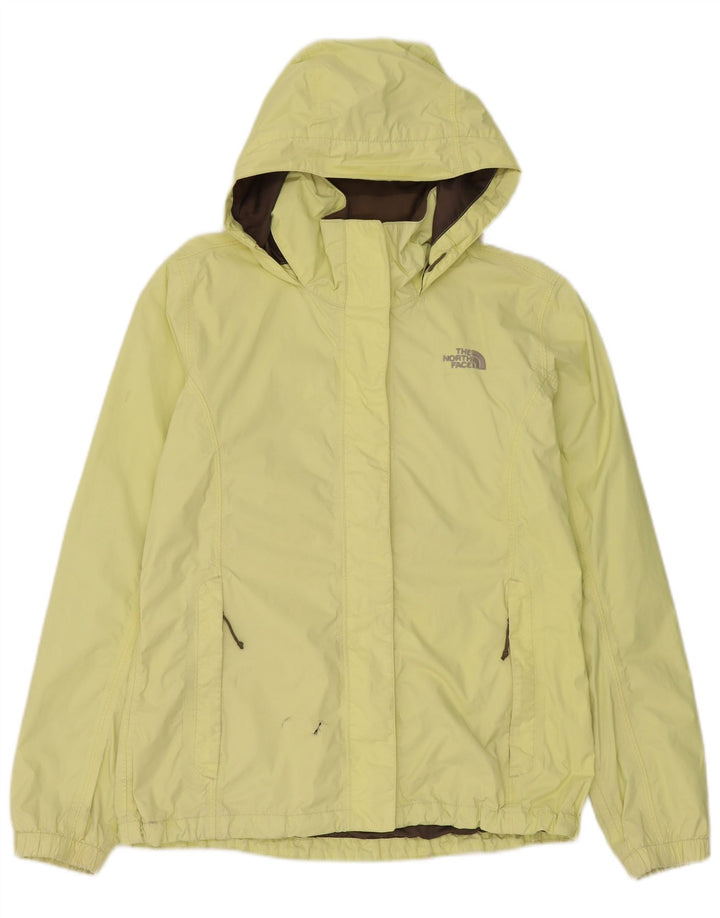 The North Face γυναικείο μπουφάν βροχής με κουκούλα UK 14 Medium Yellow Nylon