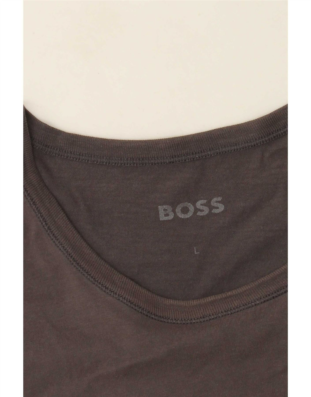 Γυναικείο T-Shirt Hugo Boss Top UK 14 Large Grey