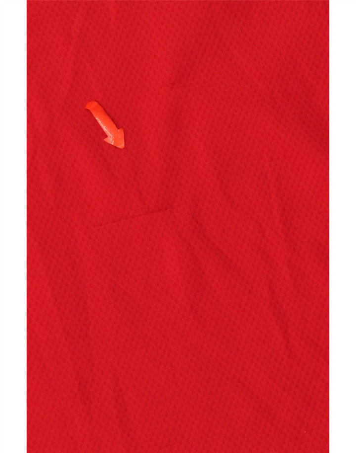 Ανδρικό μπλουζάκι Nike Dri Fit Top Large Red Colorblock Πολυεστέρας