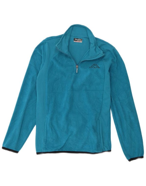 Kappa γυναικείο φερμουάρ Fleece Jumper UK 14 Large Blue