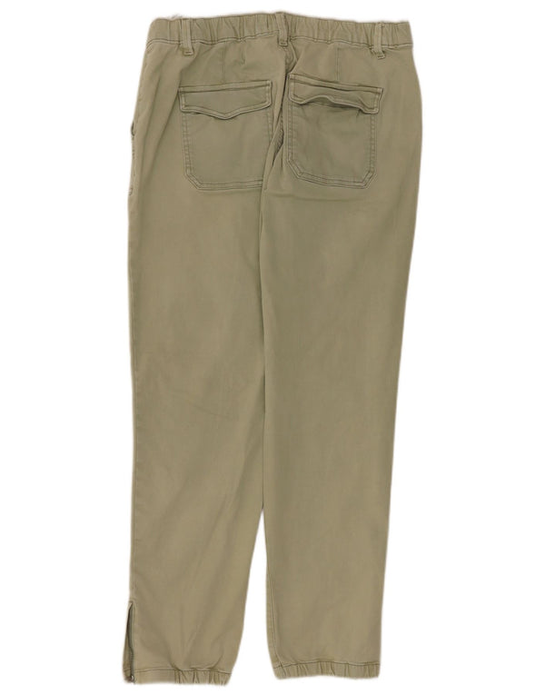 Marks & Spencer Γυναικείο ψηλόμεσο παντελόνι Chino UK 14 Large W32 L28 Khaki
