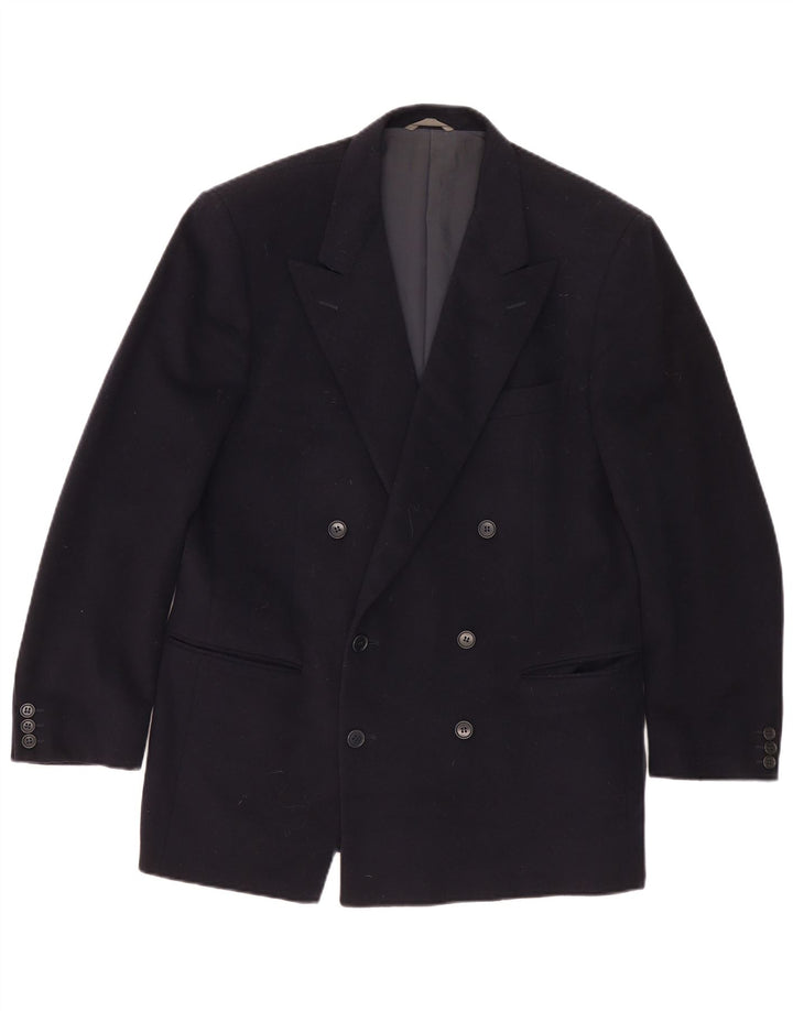 Nino Cerruti Ανδρικό μπουφάν Blazer με διπλό στήθος IT 52 XL μαύρο μαλλί