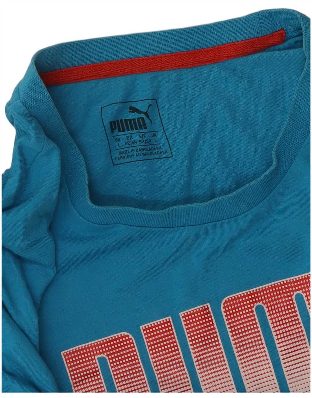 Ανδρικό γραφικό T-Shirt PUMA Top Large Blue