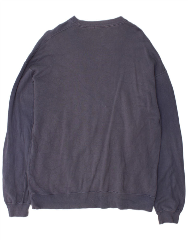 Ανδρική φούτερ Marks & Spencer Jumper Large Navy Blue Cotton