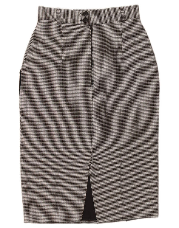 St. Bernard Γυναικεία Pencil Φούστα UK 10 Small W25 Black Houndstooth
