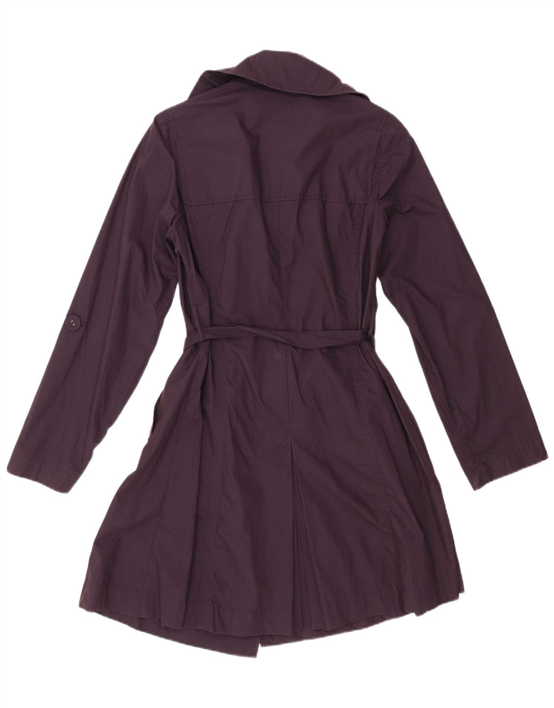 Marks & Spencer Γυναικεία καμπαρντίνα UK 12 Medium Purple Cotton