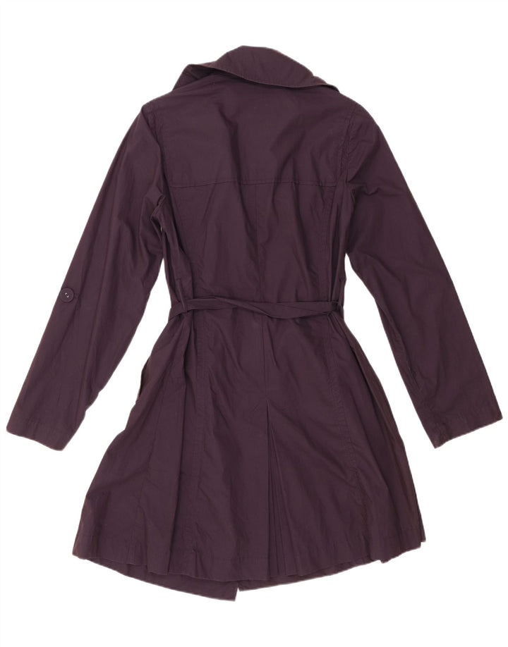 Marks & Spencer Γυναικεία καμπαρντίνα UK 12 Medium Purple Cotton