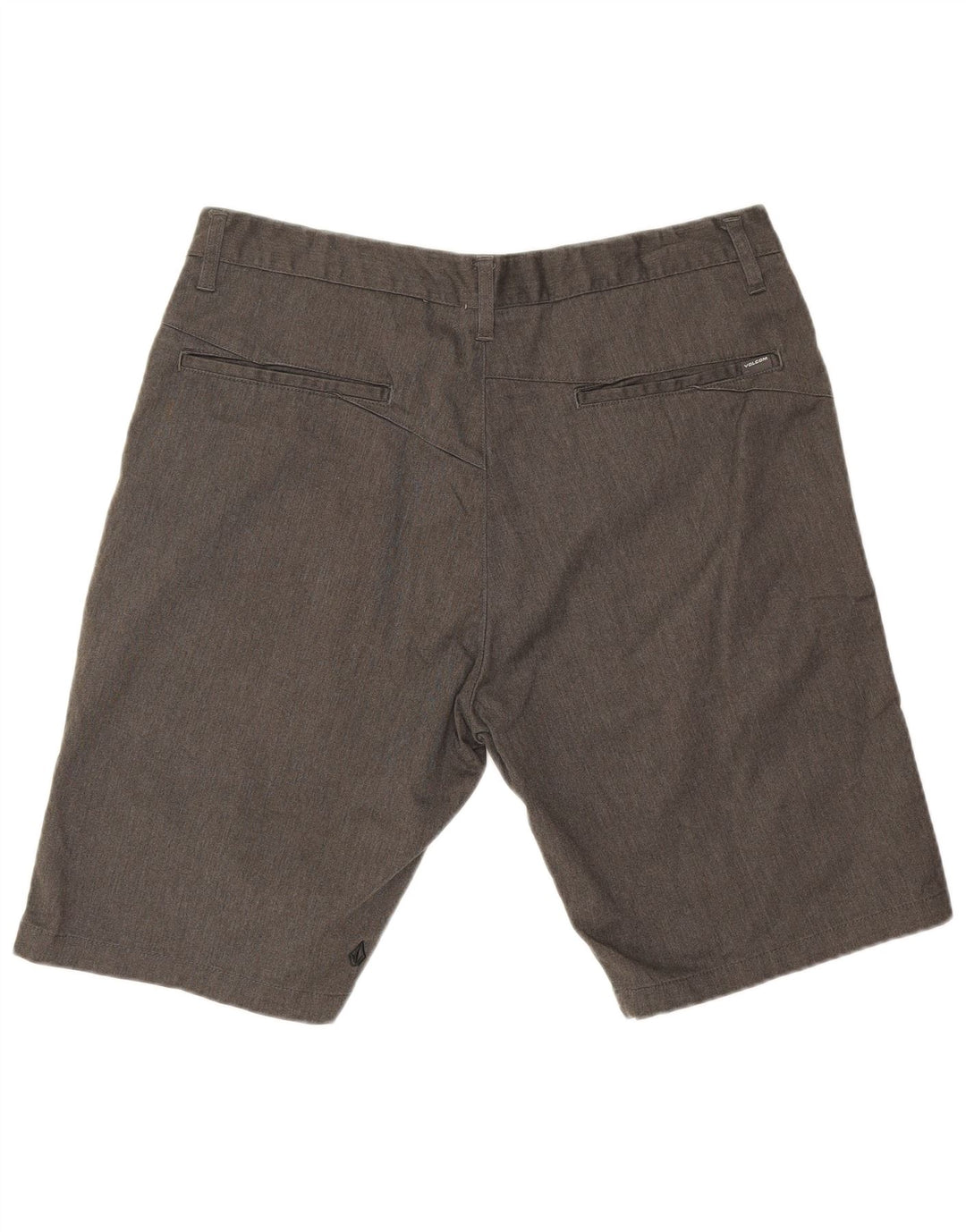 Ανδρικό σορτς Chino Volcom W36 μεγάλο γκρι βαμβακερό