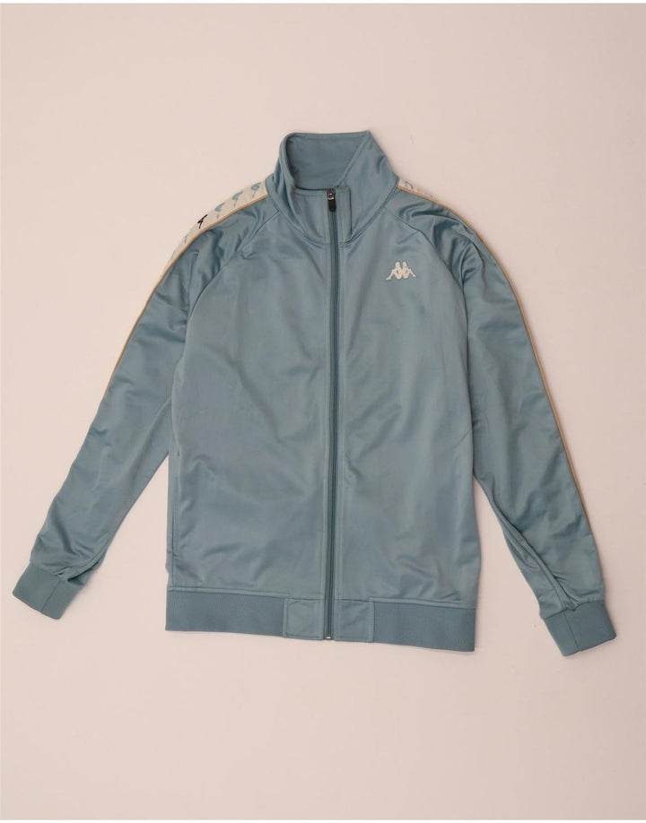 Ανδρική φόρμα γραφικής φόρμας Kappa Top Jacket μεσαίου μπλε χρώματος πολυεστέρας