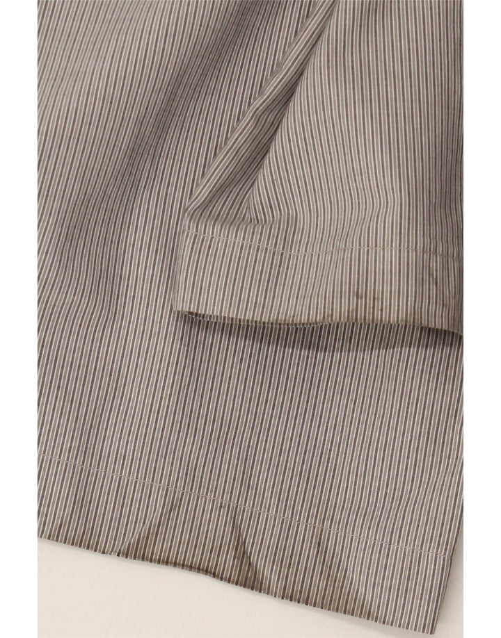 MURPHY & NYE Ανδρικό ίσιο παντελόνι Chino W38 L33 Grey Pinstripe