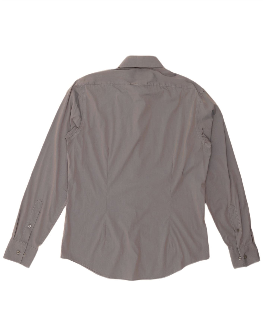 CALVIN KLEIN Ανδρικό πουκάμισο Slim Fit Size 40 15 3/4 Medium Grey Cotton