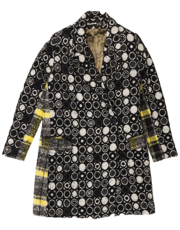 Γυναικείο πανωφόρι Desigual EU 36 Small Black Geometric Viscose