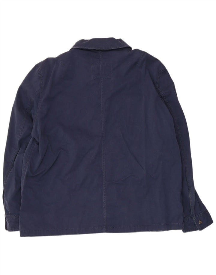 Ανδρικό μπουφάν Marks & Spencer Utility UK 46 3XL Navy Blue Cotton