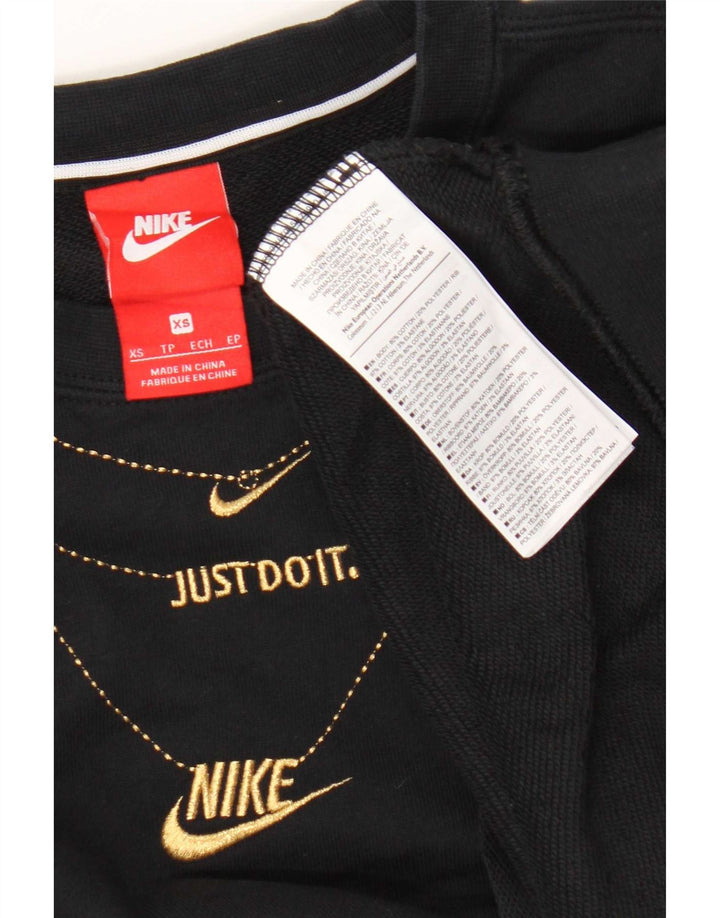 Ανδρικό γραφικό φούτερ Nike Jumper XS Μαύρο βαμβακερό