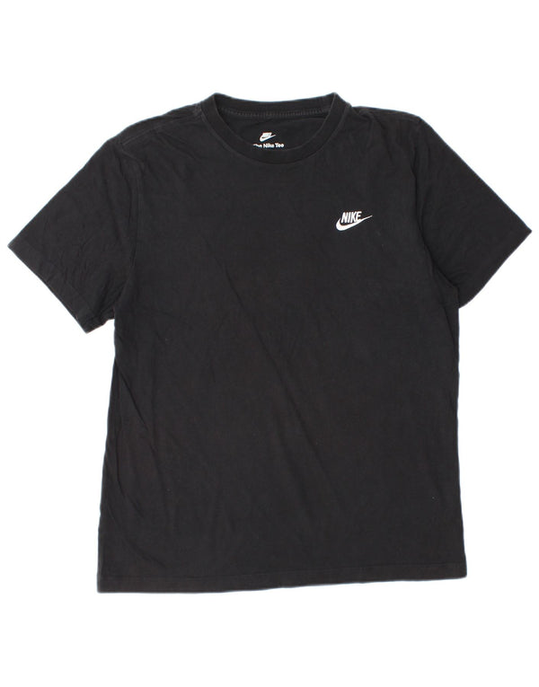 NIKE Mens T-Shirt Top Medium Black