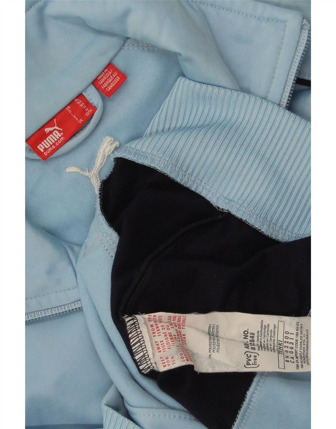 Μπουφάν PUMA Boys αθλητική φόρμα 13-14 ετών Μπλε πολυεστέρας