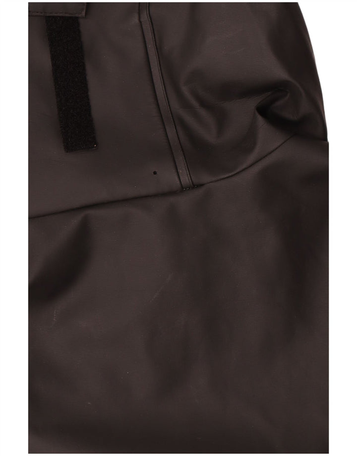 Helly Hansen Ανδρικό μπουφάν από συνθετικό δέρμα με κουκούλα UK 38 Μεσαίο Μαύρο Πολυβινύλιο