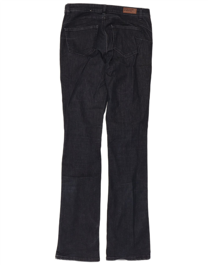 Benetton Γυναικεία Bootcut Jeans W30 L34 Navy Blue