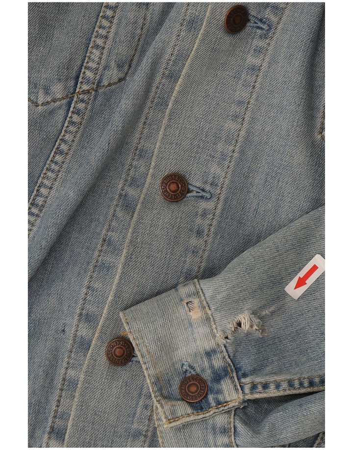 Ανδρικό τζιν μπουφάν Levi's UK 40 Large Blue