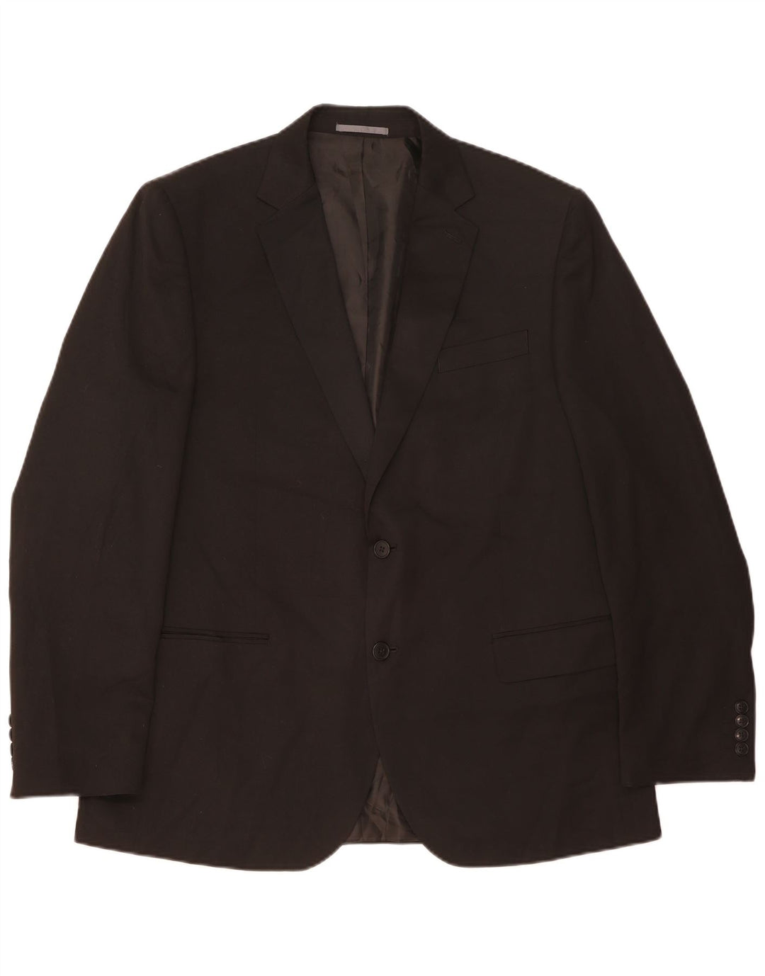 Marks & Spencer Ανδρικό σακάκι blazer 2 κουμπιών UK 44 XL μαύρο πολυεστέρα